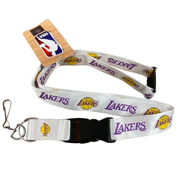 Accessories Nba Los Angeles Lakers Logo Clip Keychain Lanyard Poshmark